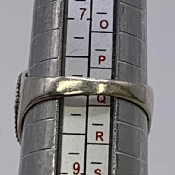 Sterling Silver Labradorite Ring Sz 8. - Picture 4 of 4